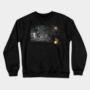 GRAVEYARD ART PRINTS Crewneck Sweatshirt